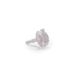 Camco RV Water Tank Drain Valve | Features a Durable Plastic Construction, Comes with a Flange, and is Used with 3/4-Inch or 1/2-Inch Vinyl Tubing (22223)