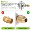 TEENGSE Propane Regulator Valve used for 1lb Disposal Bottles, with