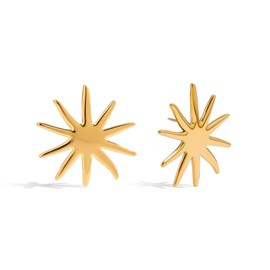 TONLUYAX Gold Sun Stud Earrings for Women Boho Statement Earrings Fashion Jewelry