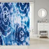 Tie Dye Shower Curtain for Kids Boho Hippie Bathroom Shower