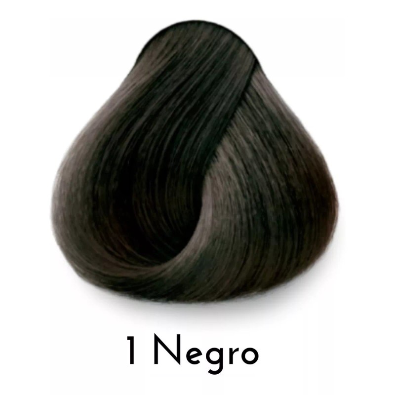 Kuul Tinte Permanente Cabello Tono 1 Negro Tubo 90g