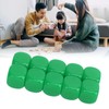 RiToEasysports 30pcs 16mm Plastic Rounded 6 Sided Blank Dice Set