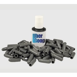 Uber Goop Dark Grey dishwasher rack coating & glue w/80 caps
