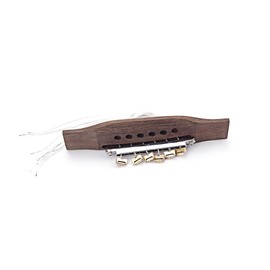 Alnicov Rosewood Guitar Bridge with Insert Piezo bridge Pickup for Acoustic Guitar Replacement Parts