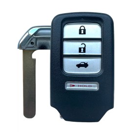 KEYZ4LESS FOR 2013 2014 2015 HONDA ACCORD CIVIC SMART KEYLESS REMOTE START KEY FOB 4B