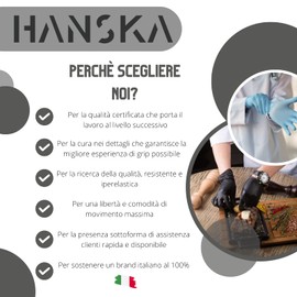 HANSKA Disposable Nitrile Gloves, Blue, Powder-Free, Insert and Bet, Ambidextrous, Non-Sterile, Rubber Base, Suitable for Medical, Food Handling (100, S)