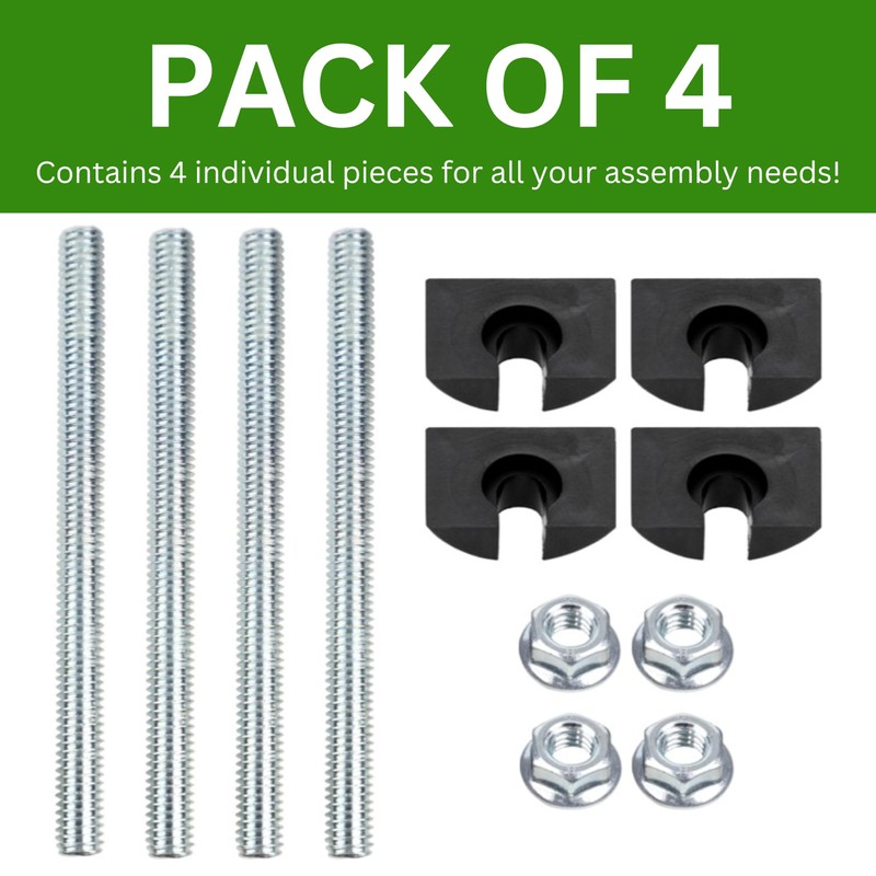 Spare Hardware Parts HEMNES Bed Frame Crescent Nut, Threaded Pin