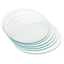 PATIKIL 100 mm Diameter Watch Glass, 6 Packs Beaker Cover Smooth Edges Chamfered Arc for Laboratory, Transparent