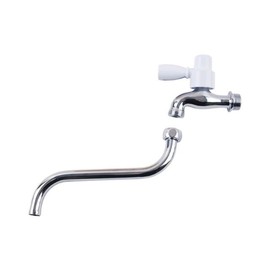 Swivel Neck Long Spout Faucet with One-Stop Control Cold Water