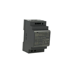 Mean Well Din-Rail power supply 60W 24V 2,5A ; MeanWell HDR-60-24 ; Panel Mount
