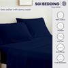 SGI bedding Luxury 4 Piece Egyptian Cotton Sheets King Size