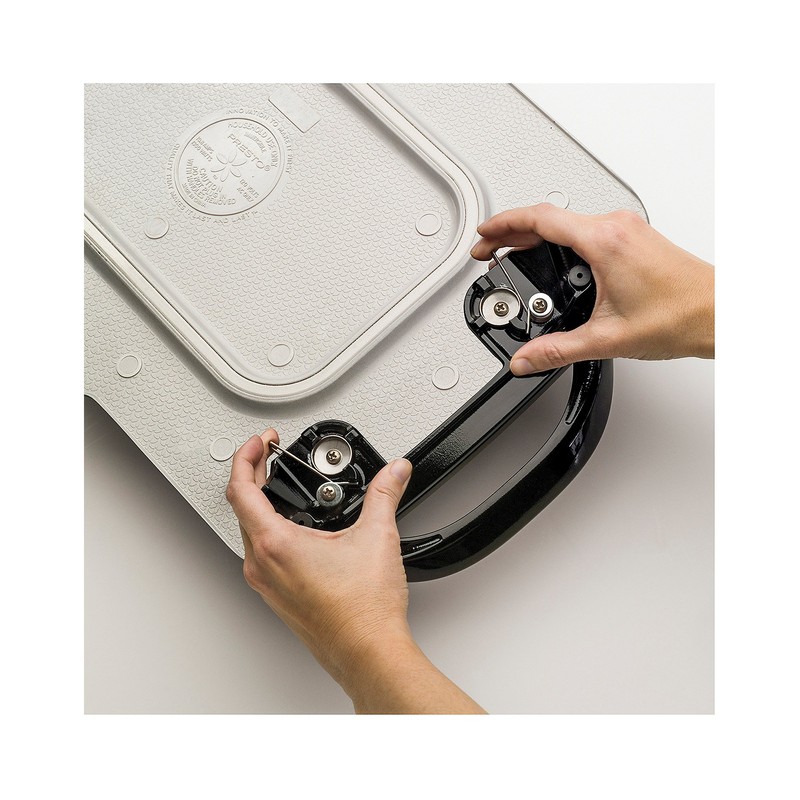 Presto 07061 22-inch Electric Griddle With Removable Handles, Black, 22-inch
