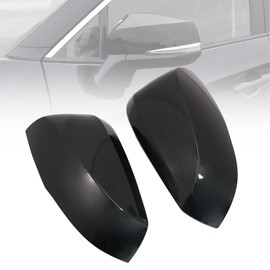 ATUOTPO 2Pcs Exterior Side Rearview Mirror Cover Compatible with Toyota Rav4 2019-2024 Sporty Glossy Black Exterior Rearview Mirror Molding Covers 87945-42160