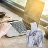 Tissue Box with Marble Printing Square Toilet Paper Holder for