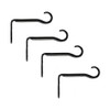Trellis Wall Brackets, 3 1/2-in, 2-Pair