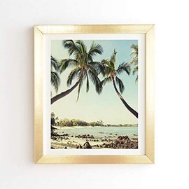 Deny Designs Bree Madden Basic Gold Framed Wall Art, 8 in x 9.5 in, The Bay