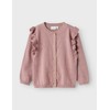 NAME IT Girls' Nmfabinne LS Knit Card Noos Cardigan, mauve