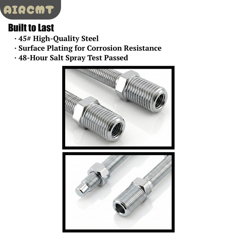 AIRCMT 45# 1-2'' Rear Adjustable Slam Lowering Kit Compatible With