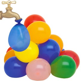 Assorted Water Bomb Balloons, 144-Pack - Easy-to-Fill & Durable Latex Balloons, Perfect for Summer Parties & Outdoor Fun