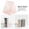 Innovative Desktop Flexible Folding Metal Bookend Book Stand Holder Organizer