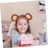 Lurrose Monkey Ears Headband Tail Cosplay Animal Accessories Soft Comfortable