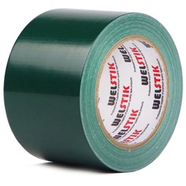 WELSTIK Professional Grade Duct Tape, Waterproof Duct Cloth Fabric,Colored Gaffer Tape for Repairs, DIY, Crafts, Indoor Outdoor Use,75mm X 41M, 7.5 Mil Thick,Dark Green
