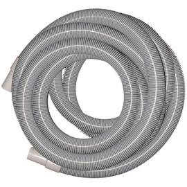 Hydro-Force AH36BH Carpet Cleaning Vacuum Hose with Cuffs for Truck Mounts and Portable Extractors, 1.5" x 25', Gray