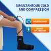 Icy Wrap Cold Pack Compression Wrap for Ankle, Foot Pain
