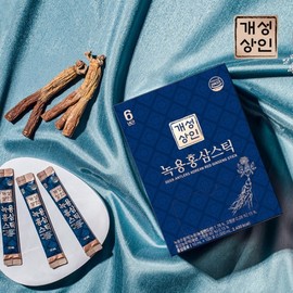 Gaeseong Merchant Green Ginseng Stick 10ml x 100 packets x 2 boxes + 2 premium shopping bags / 개성상인 녹용홍삼스틱 10ml x 100포 x 2박스 + 고급 쇼핑백 2개 증정