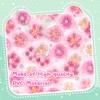 Cute Light Green Cherry Blossom Puff Stickers Kawaii Mini Puffy