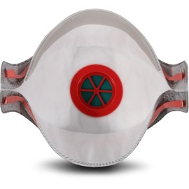 RESP, UCFX3-P3VC, FOLD Flat MASK with Valve & Carbon, FFP3, Box of 10