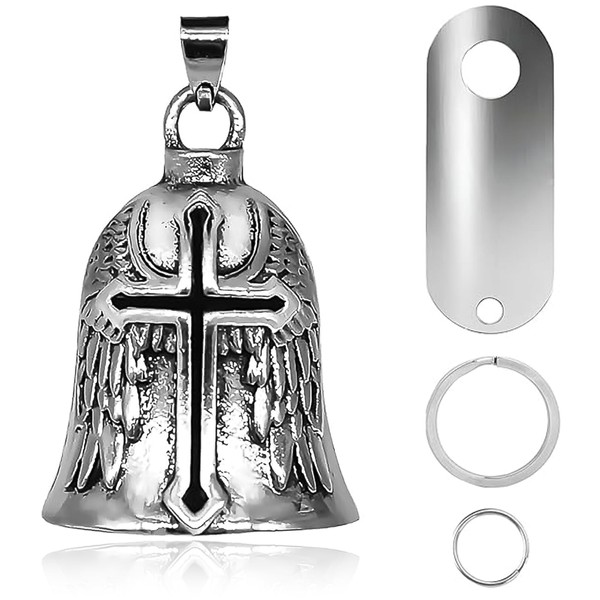 VBGURR 1 Piece Motorcycle Bell Biker Bell Motorcycle Bell with