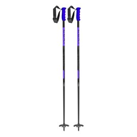 LEKI SWTCH Pow Lightweight Aluminum Ski Poles for Alpine Skiing - Purple - 130