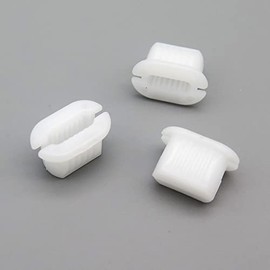 VVO Fasteners- White Plastic Interior Side Trim Clips for Peugeot 1007, 406, 807, Expert, Partner Van, (Pack of 10)
