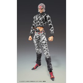 Super Action Figure, JoJoJo's Bizarre Adventure Part 5, "Guido Mr. & S P Ver.BLACK", Approximately 5.9 inches (150 mm) & 1.2 inches (30 mm) PVC & ABS & Nylon Painted Action Figure