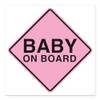 CafePress Baby On Board Square Car Magnet 3 X 3