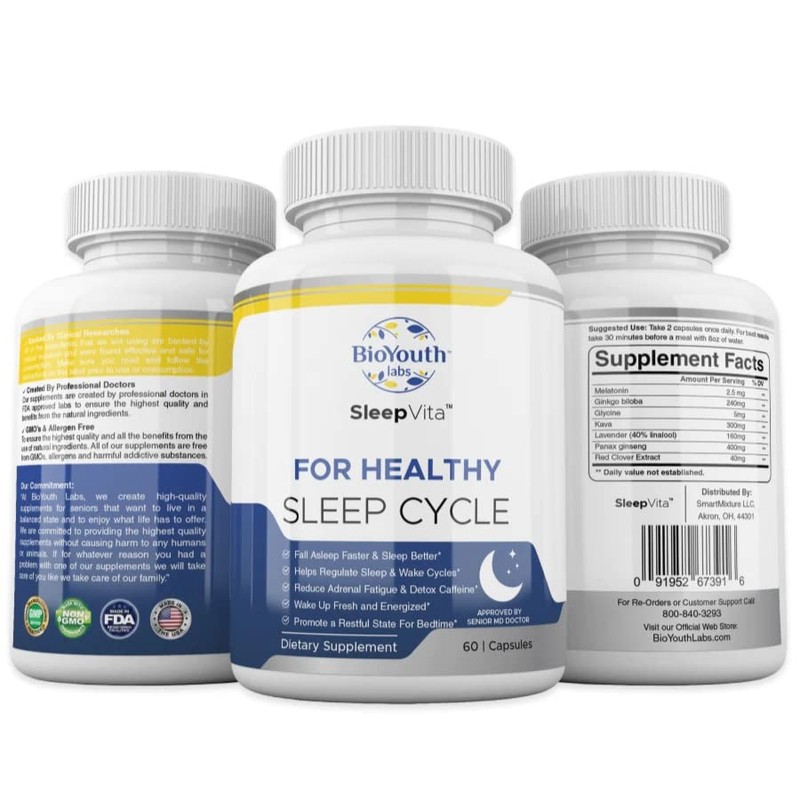 BioYouth SleepVita™ Natural Sleep Supplement