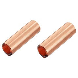 2X Copper Sheet Roll, Metal Foil Plate 1000mm x 100mm x 0.01mm