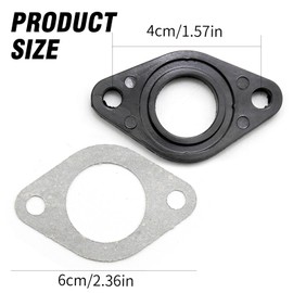 SYOWADA 2 pcs Carburetor Insulator Spacer Replacement for Honda CT70K0 CT70HK0 SL70 XL70 CL70 US90 ATC90 CT90 TRX90 TRX 90 TRX90EX TRX90X, Carb Insulator Spacer Replacement for Honda ST90 SL90 CL90