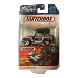 Matchbox 2018 MATCHBOX Globe Travelers JEEP WRANGLER gold-sand;rubb