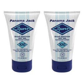 Protector Solar Spf 100, Panama Jack Sport - 89 Ml Pack De 2