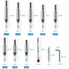 flintronic Hinge Drill, 11 Piece Centring Drill Set, Self-Centring Hinge