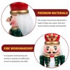 Cabilock Nutcracker Music Box 3 Wooden Nutcracker Soldier Toy Christmas