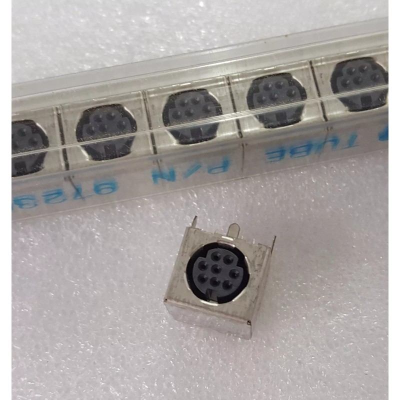 TE Connectivity AMP AMP 972363-1 8 PIN MINI-DIN SOCKET PCB