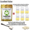 HAPPY BODY Organic Sulfur Crystals - 99% Pure MSM Crystals,
