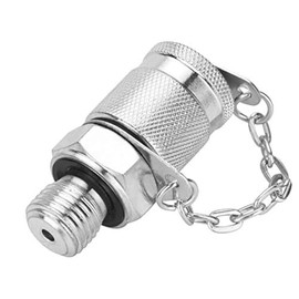 TOPINCN Hydraulic Pressure Test Adapter,63MPa/630BAR Hydraulic Pressure Test Point Testing Coupling Adapter for Hydraulic System(G1/8)