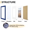 decorUhome 8x10 Picture Frame, Display Photos 5x7 with Mat or