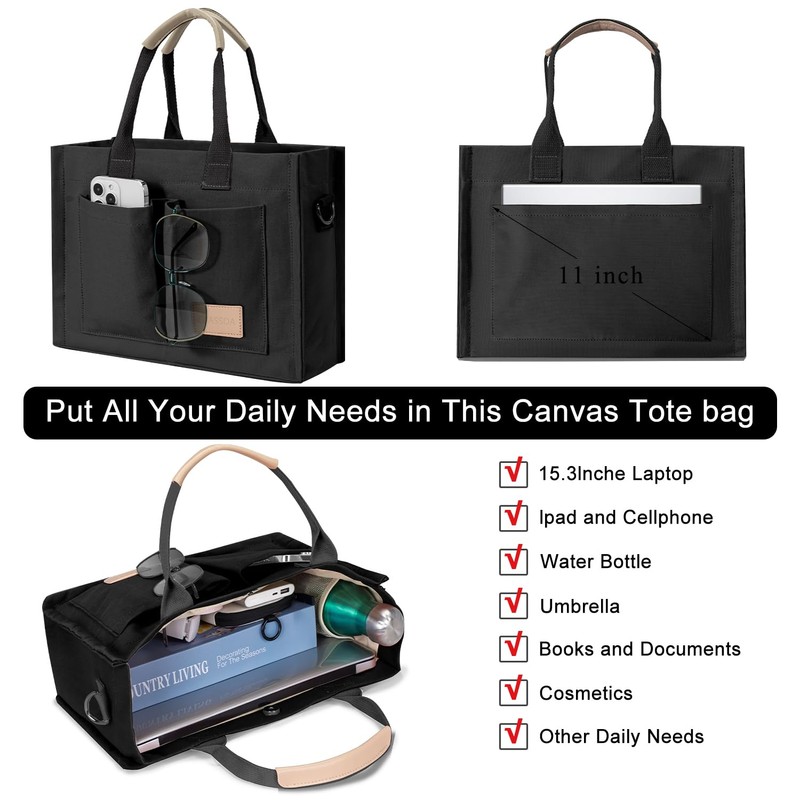 GASSDA Tote Bags for Women Canvas Tote Purse Crossbody Bags