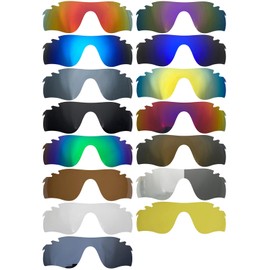 Replacement Lenses for Oakley Radar Series Sunglass Polarised Thickness 1.5 mm Salt Prevention Oil-Proof, Radarlcok Path-vented-Pink