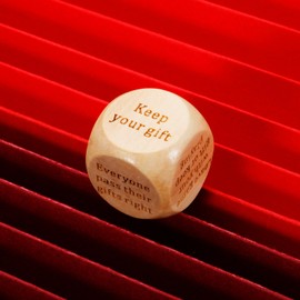 Santa Swap Gift Exchange Dice Stocking Stuffers for Women Men Christmas Party Gifts for Family Party Team Building Office Gifts Ice Breaking Dice White Elephant Gifts for Adults